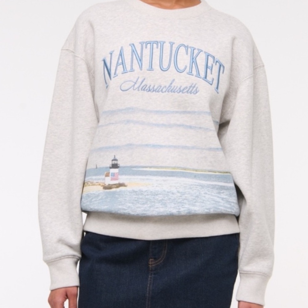 Abercrombie & Fitch East Coast Vintage Nantucket Mass Sweatshirt - Picture 8 of 10
